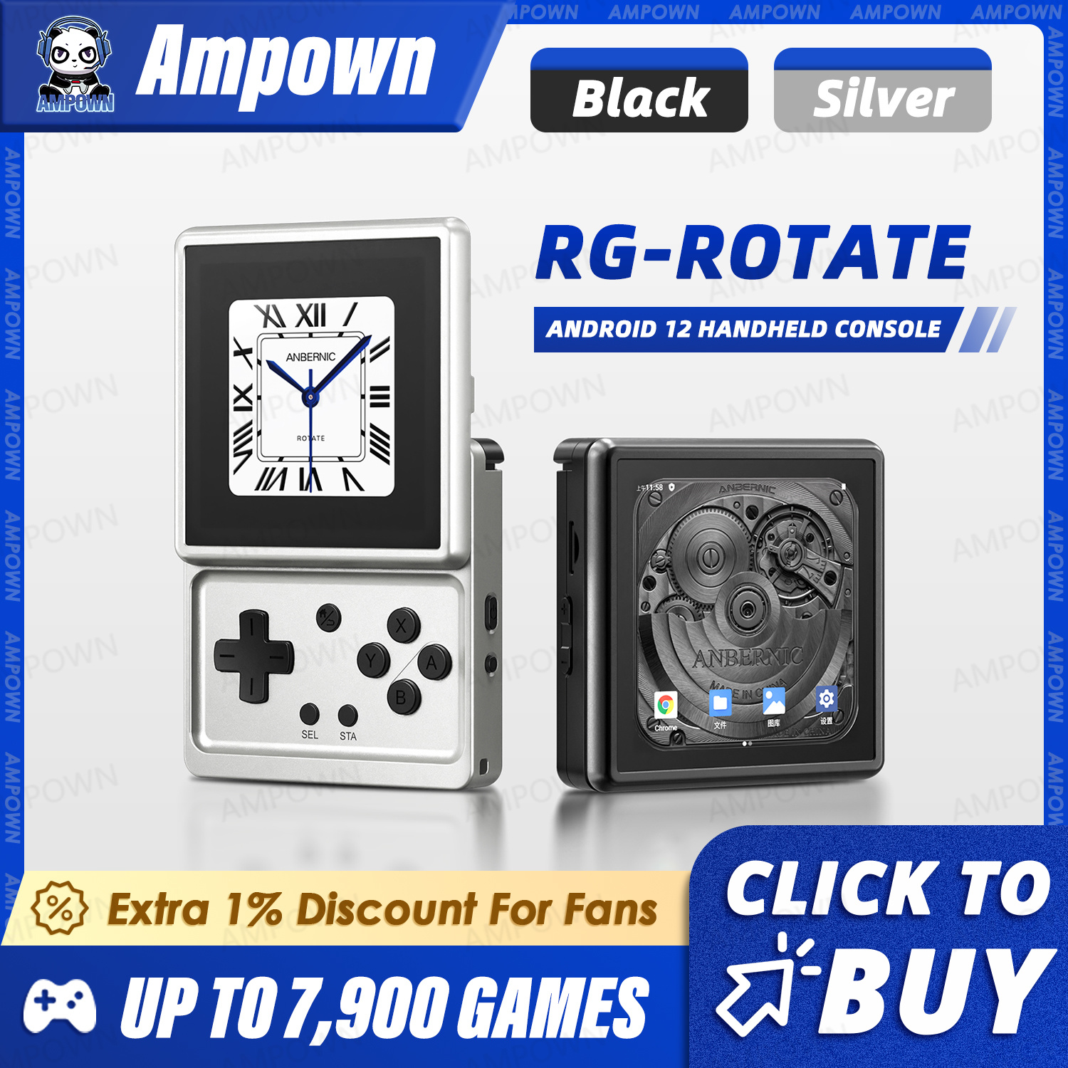 ANBERNIC RG Rotate Handheld Ga - Retro Gaming Android avaliação e preço