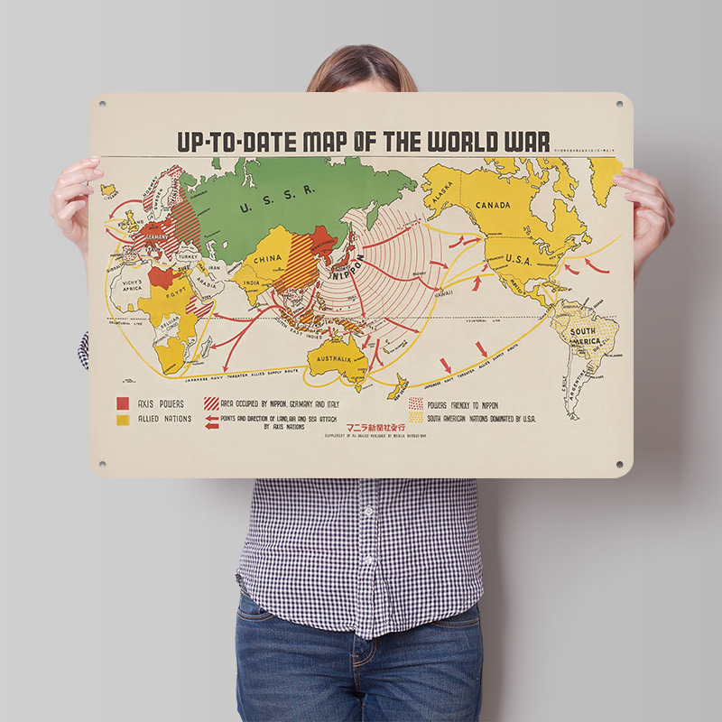 Map Of The World War Personali - World Of Retro Gaming avaliação e preço