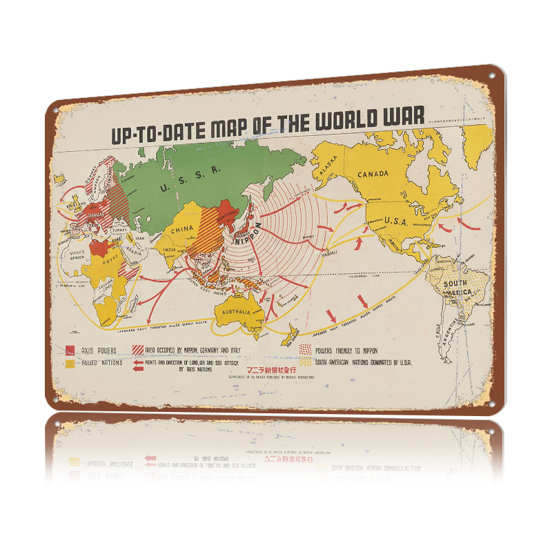 Map Of The World War Personali - World Of Retro Gaming avaliação e preço