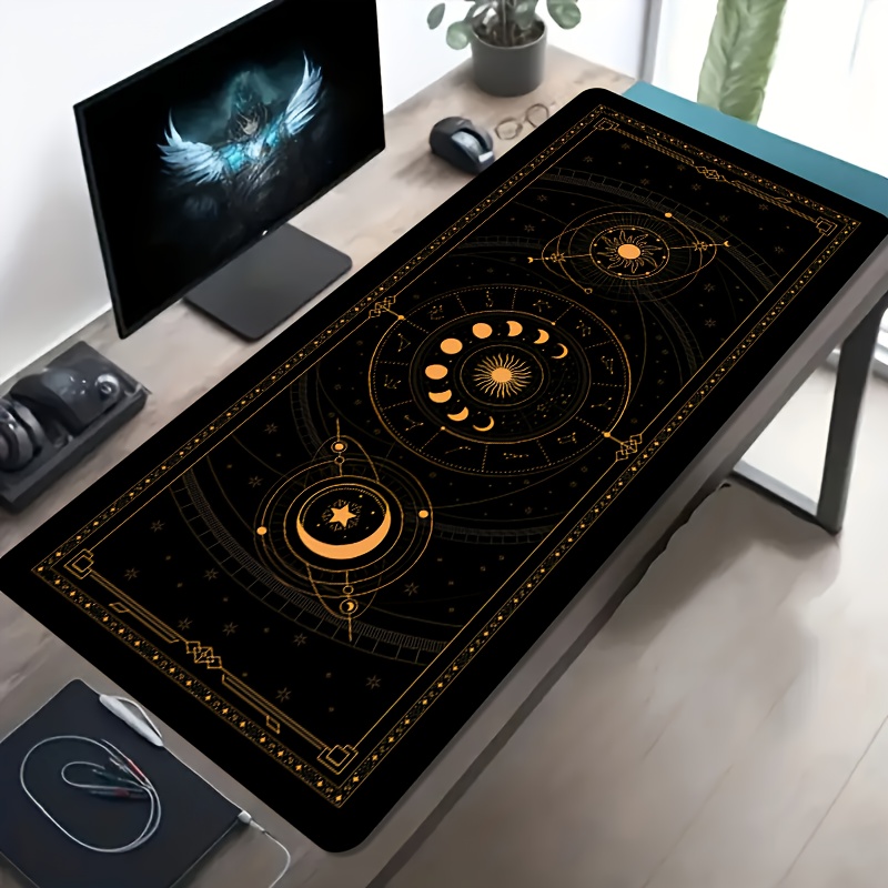 Golden Retro Zodiac Astrology  - Retro Gaming Desk Setup avaliação e preço