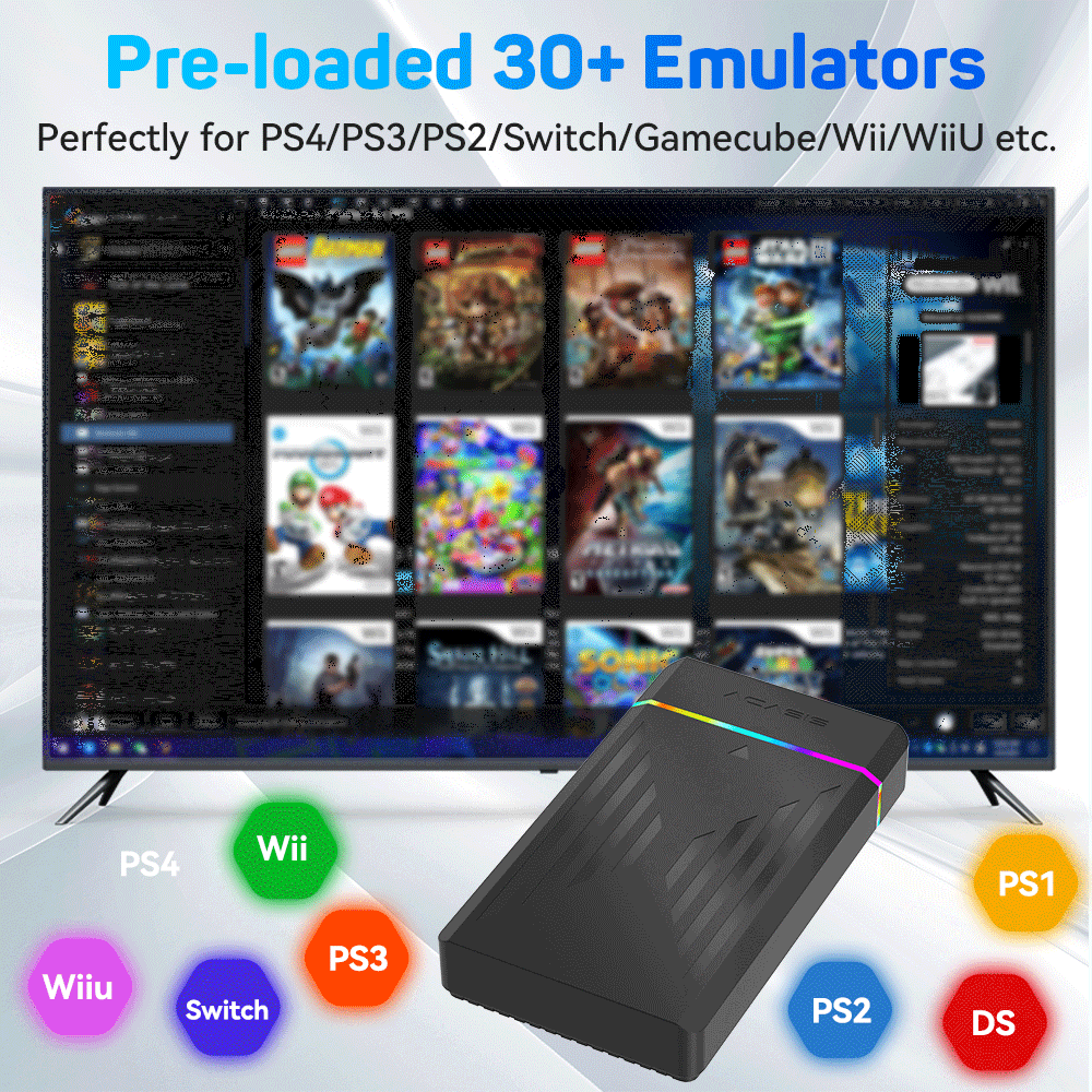 3TB Portable Gaming HDD Launch - Retro Gaming Design avaliação e preço